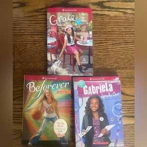 3 American Girl doll books Grace Gabriela Julie